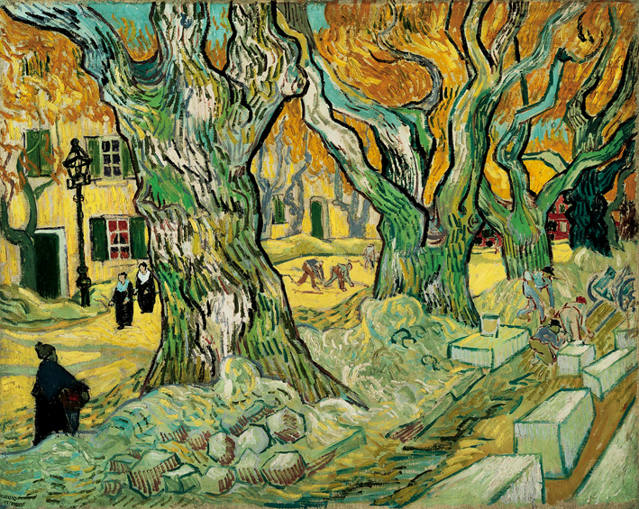  文森特·威廉·梵高  Vincent Willen Van Gogh —— 修路人 (2)